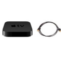 Apple TV w/ V7 Ultra-Thin 6.6' HDMI Cable